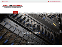 Tablet Screenshot of pacsolutionz.com
